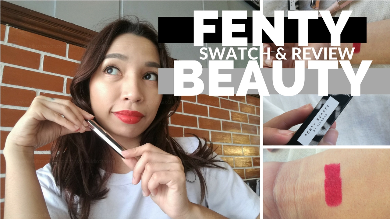 Fenty Beauty Ma'damn Mattemoiselle长毛绒哑光唇膏| SWATCH & REVIEW